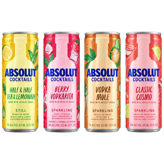 Absolut Cocktails Variety Pack Flavors