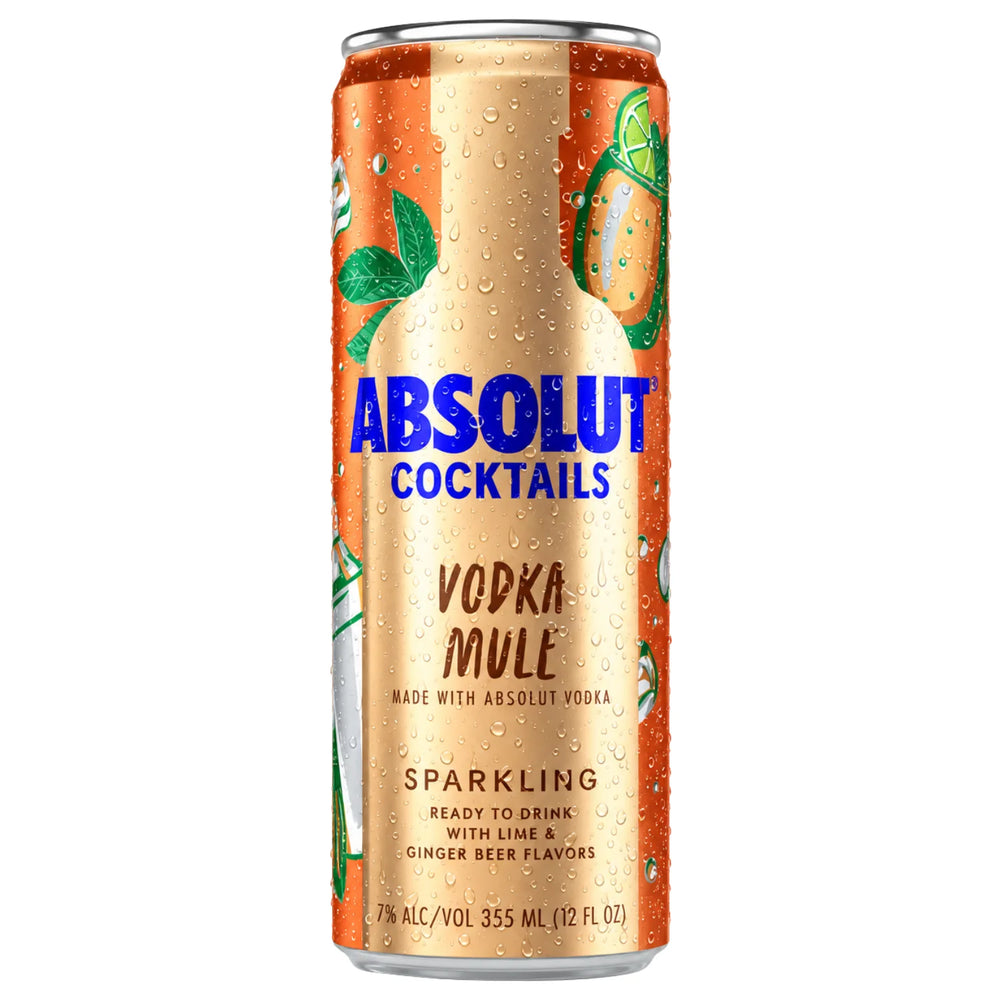 Absolut Cocktails Vodka Mule Ready-To-Drink Can
