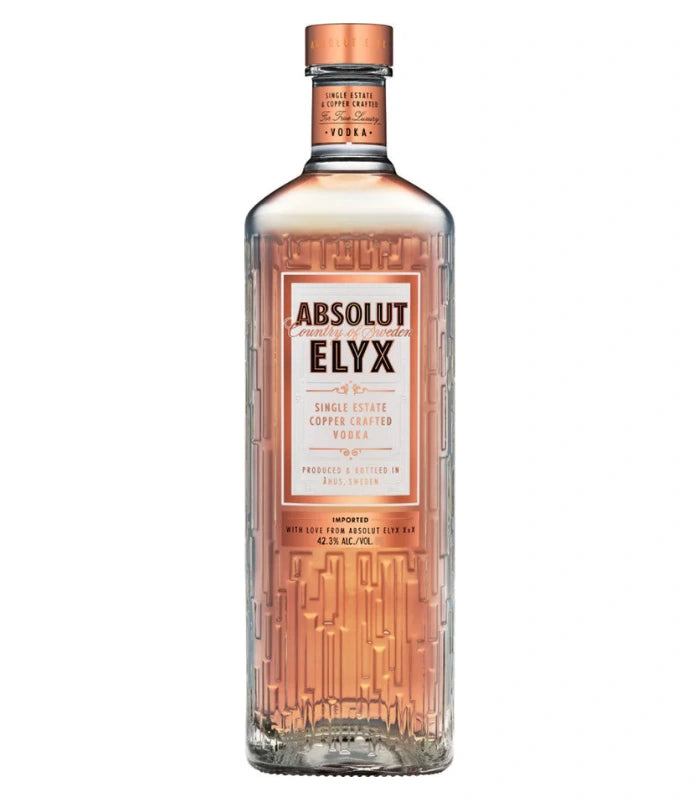 Absolut Elyx Single Estate Copper Crafted Vodka | The Barrel Tap