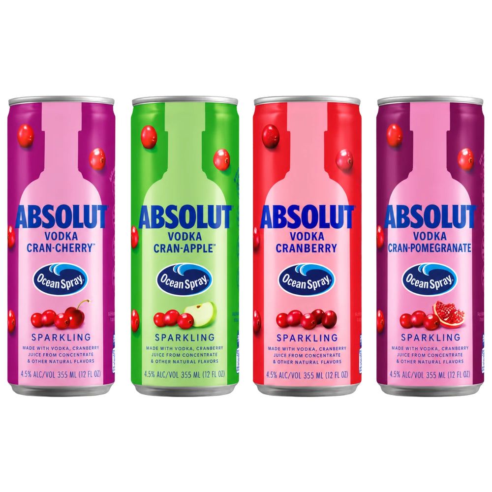 Absolut Ocean Spray Seasonal Sips Cocktails Flavors