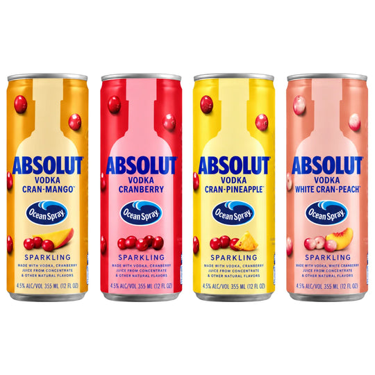 Absolut Ocean Spray Vodka Cranberry Party Pack Flavors