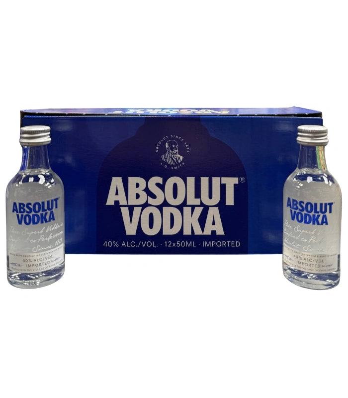 Absolut Vodka Mini Shooters 50mL x 12