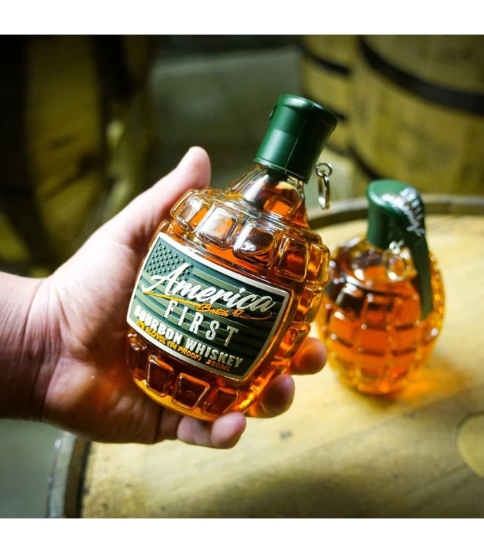America First Grenade Bourbon Whiskey