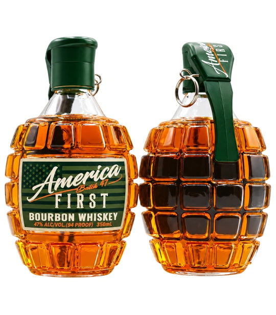 America First Grenade Bourbon Whiskey