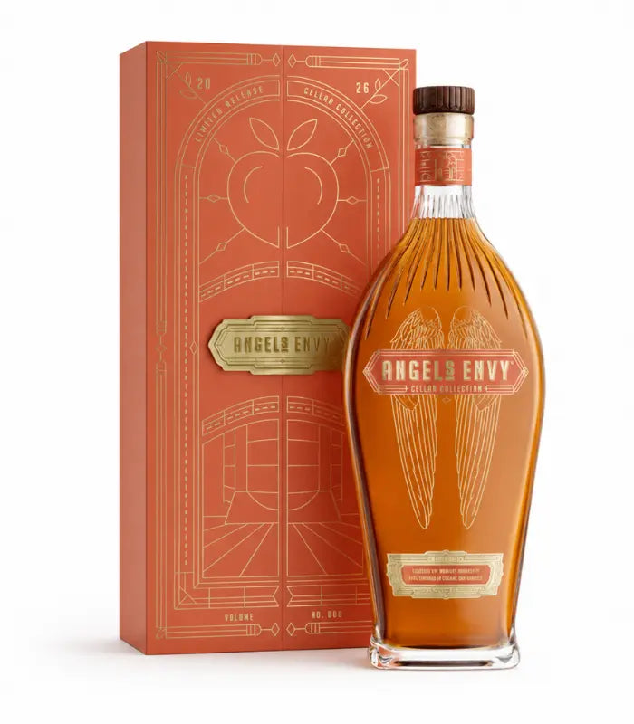 Angel's Envy 2026 Cellar Collection Peach Brandy Rye Kentucky Whiskey 750mL