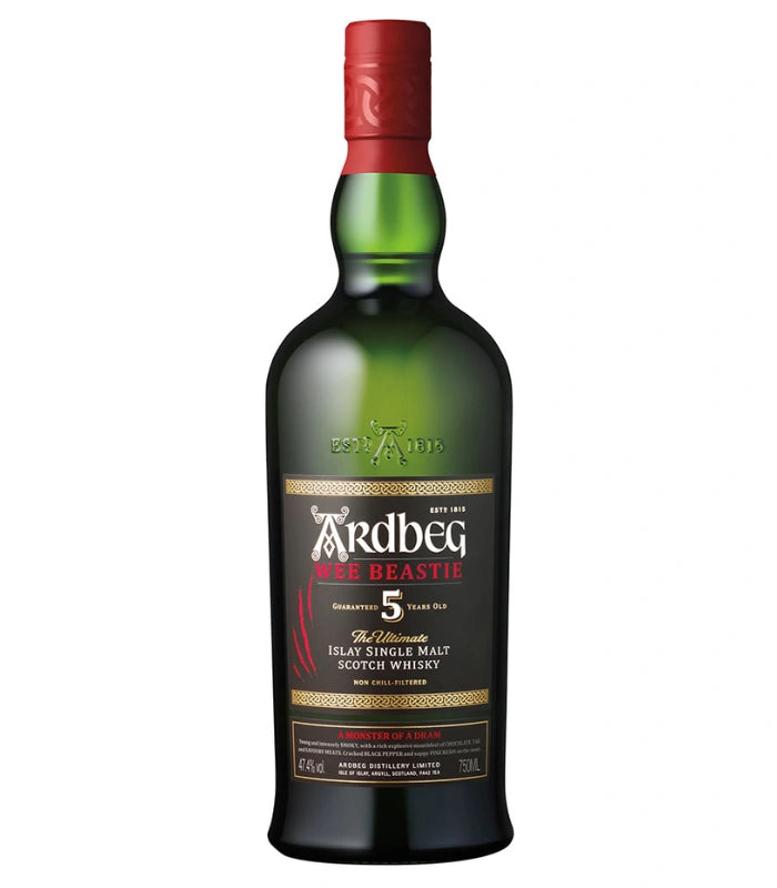 Buy Ardbeg Wee Beastie 5 Year Old 750mL Online - The Barrel Tap Online Liquor Delivered