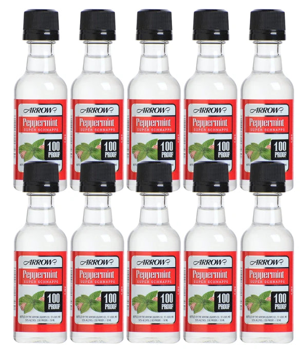 Snapps Mini Arrow Peppermint Schnapps Mini Bottles | The Barrel Tap