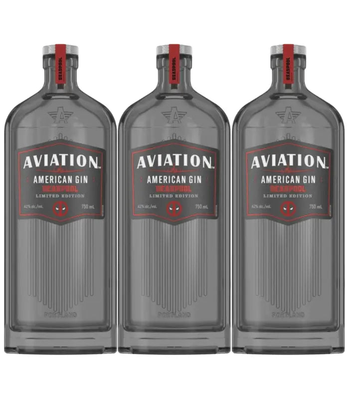 Aviation Gin Deadpool Edition 3-Pack