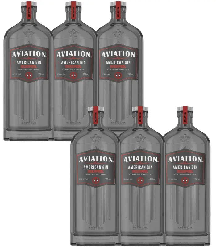Aviation Gin Deadpool Edition 6-Pack