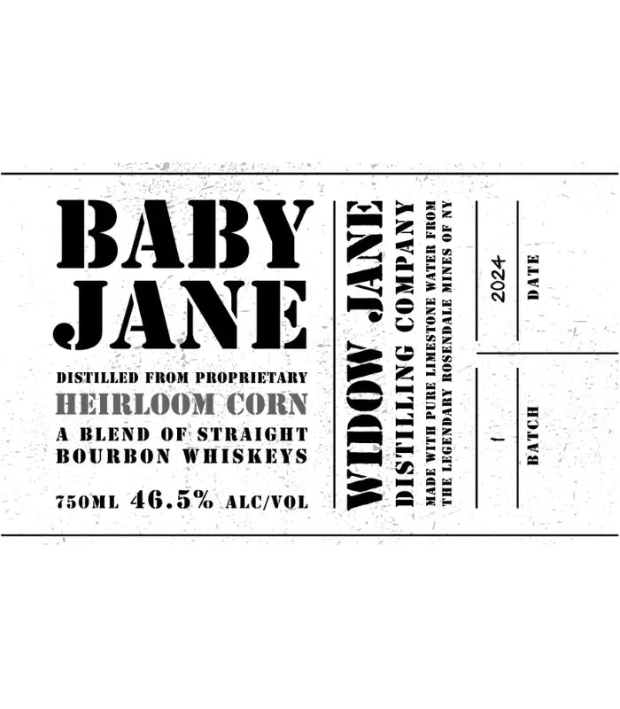 Baby Jane Bourbon Whiskey by Widow Jane 750mL