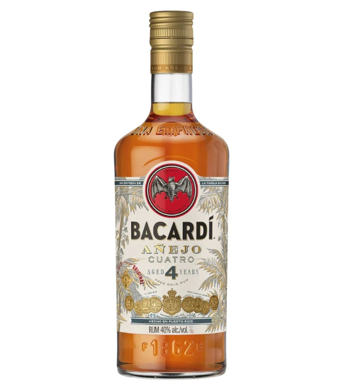 Buy Bacardi Anejo Cuatro 750mL Online - The Barrel Tap Online Liquor Delivered
