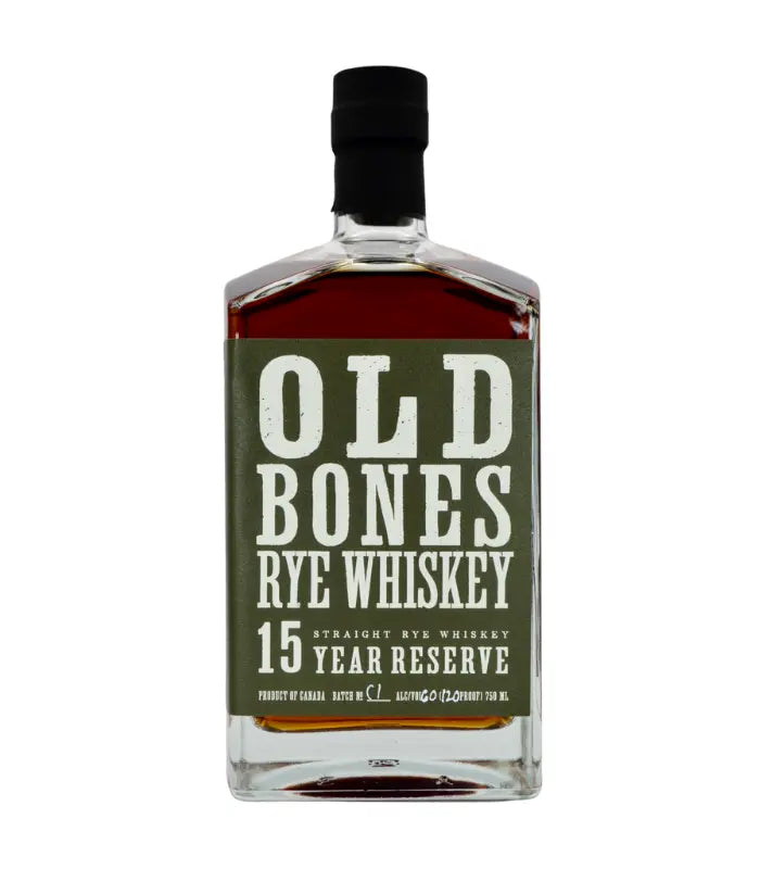 Backbone Old Bones 15 Year Reserve Rye Whiskey 750mL