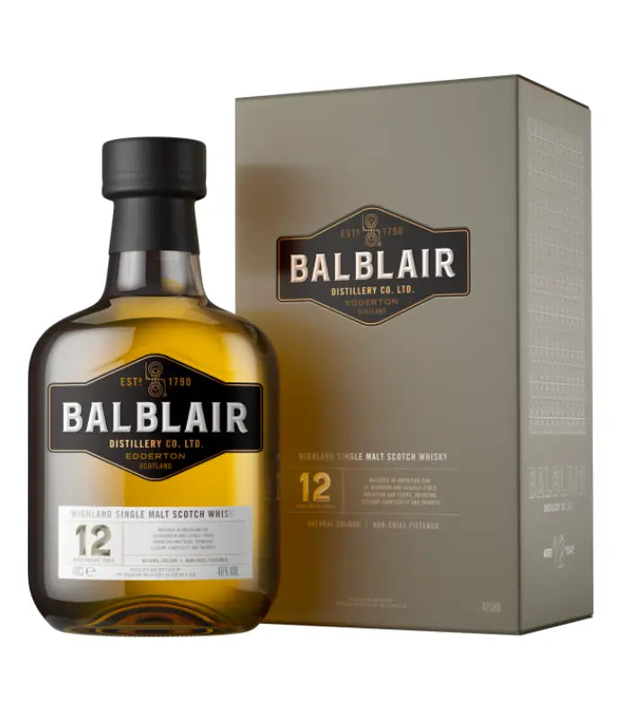 Balblair 12 Year Highland Single Malt Scotch Whiskey 750mL
