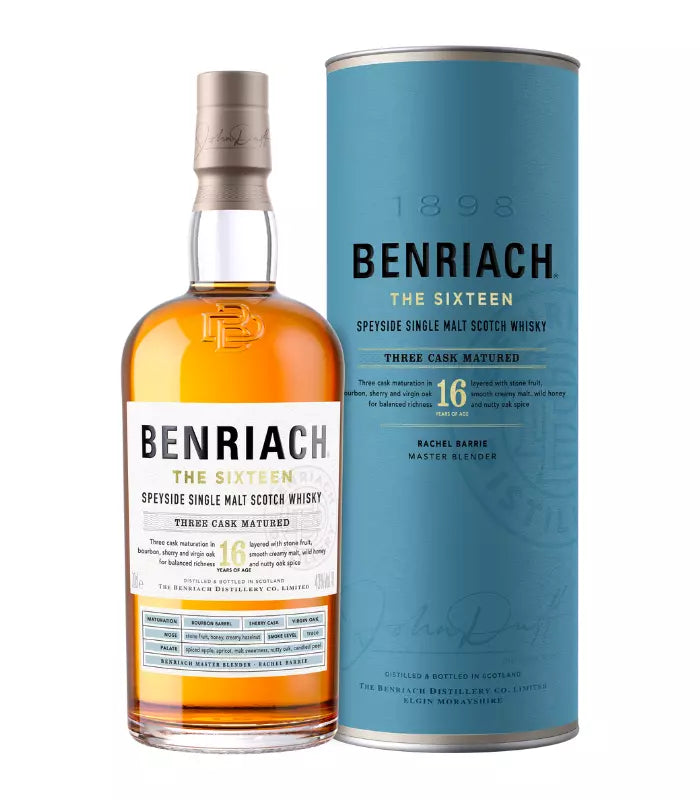 Benriach The Sixteen Speyside Single Malt Scotch Whisky 750mL