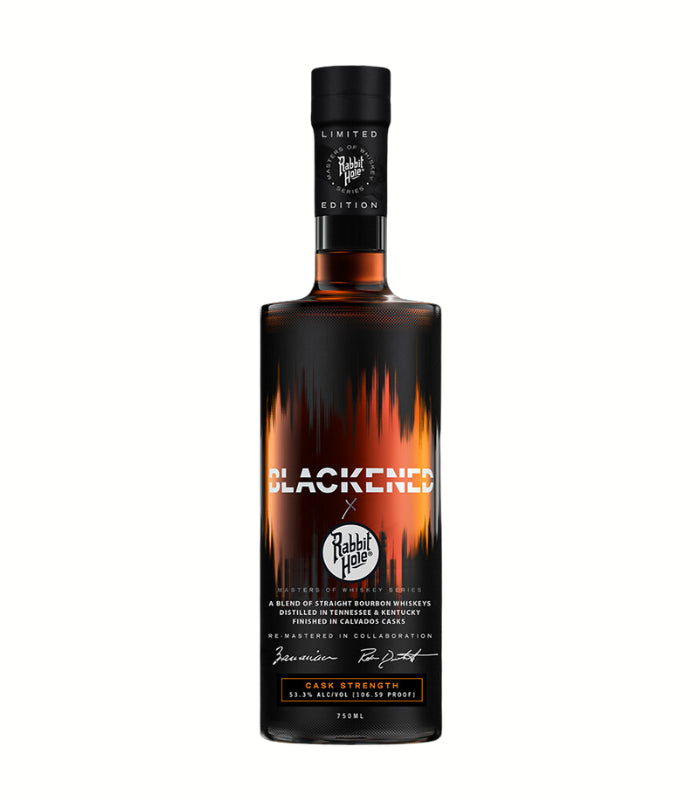 Blackened X Rabbit Hole Cask Strength Bourbon Finished in Calvados Casks 750mL