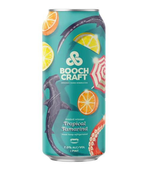 BoochCraft Tropical Tamarind Organic Hard Kombucha | The Barrel Tap