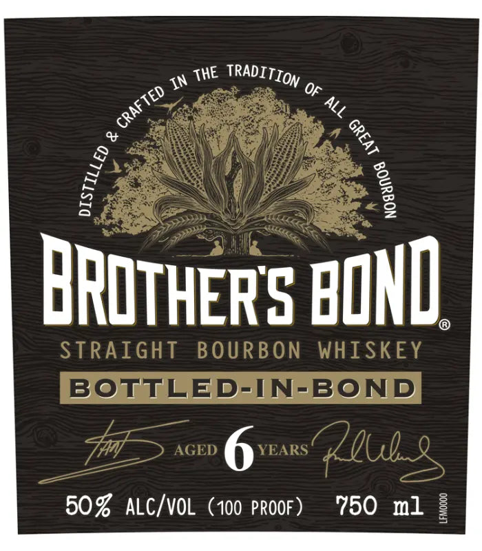Brother's Bond 6 Year Bottled In Bond Straight Bourbon Whiskey 750mL