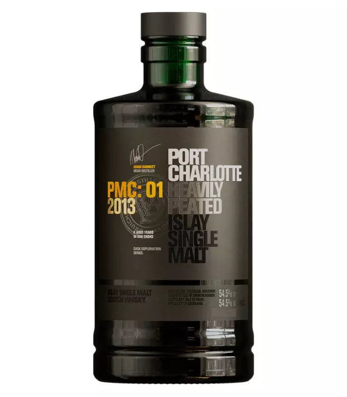 Bruichladdich Port Charlotte PMC: 01 2013 Heavily Peated Scotch Whisky 750mL
