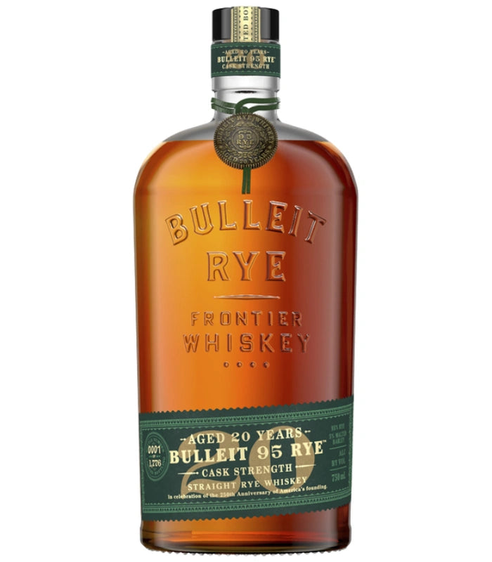 Bulleit 95 20 Year Cask Strength Straight Rye Whiskey 750mL