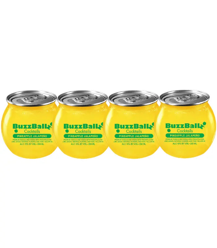 Buzzballz Pineapple Jalapeño 4-Pack | The Barrel Tap