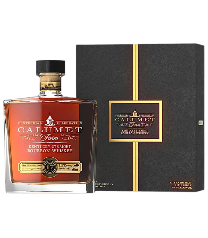 Calumet Farm Bourbon Ceramic Farm Decanter 100th Anniversary Release