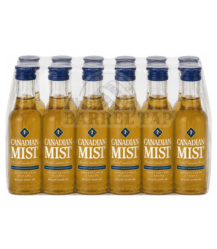 Canadian Mist Whisky Mini Bottles (12 x 50mL)