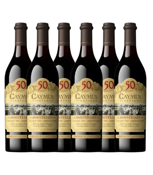 Caymus 50th Anniversary Napa Valley Cabernet Sauvignon 2022 6 Pack