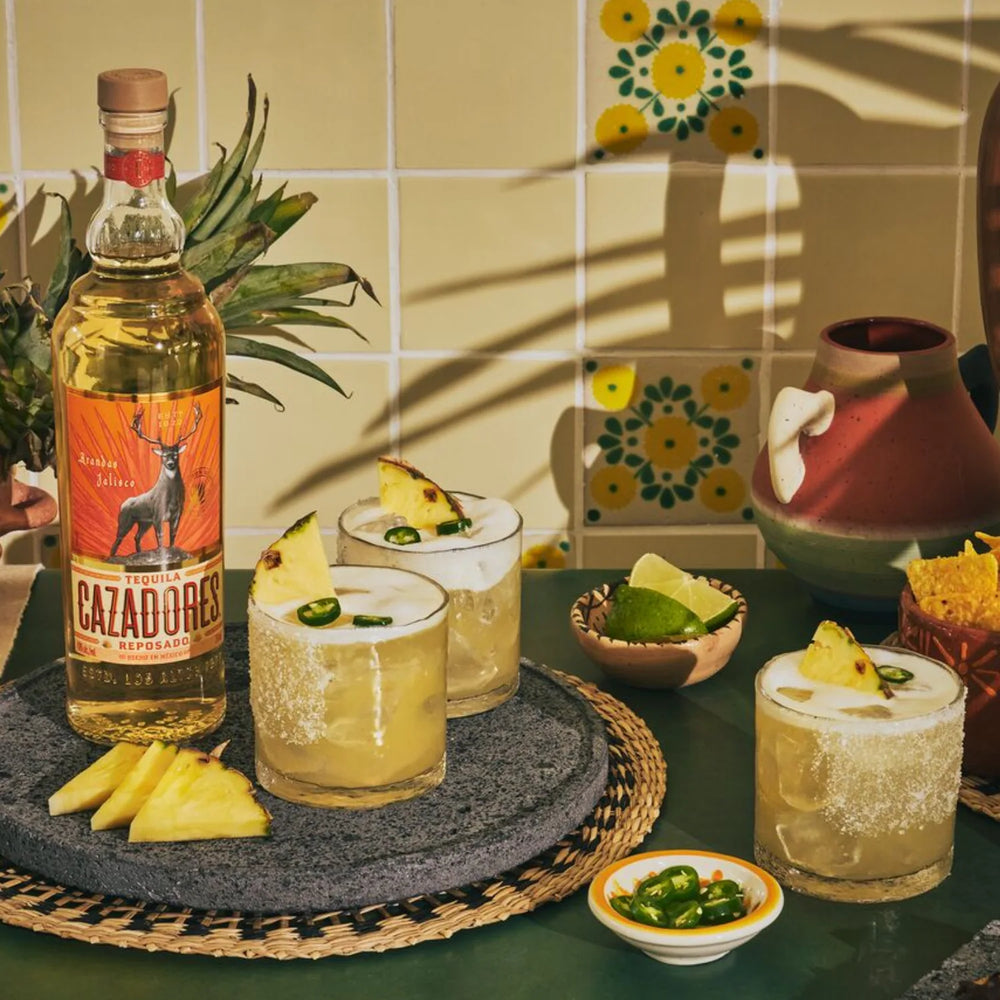 Cazadores Tequila with Pineapple Cocktails