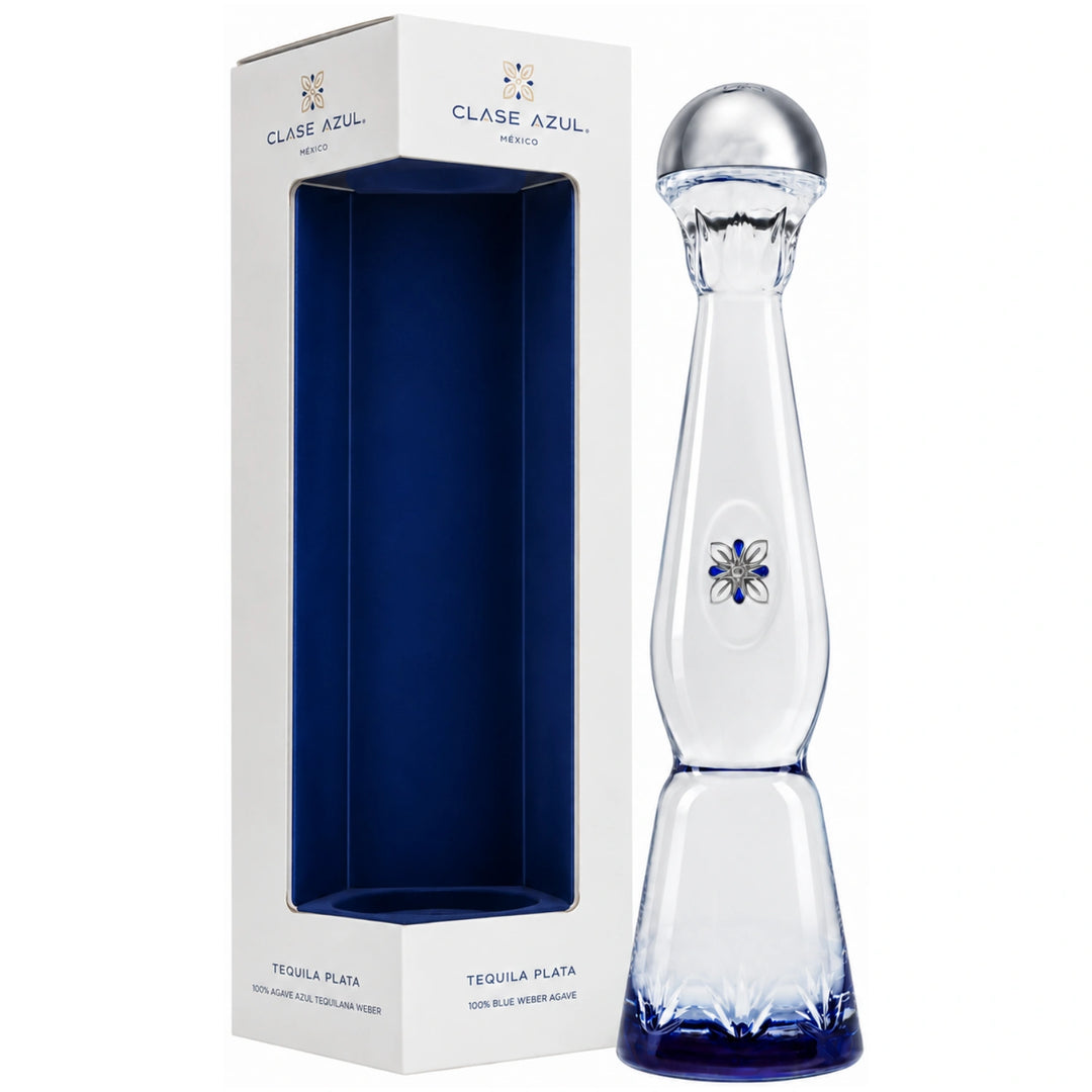 Clase Azul Plata Tequila with its box