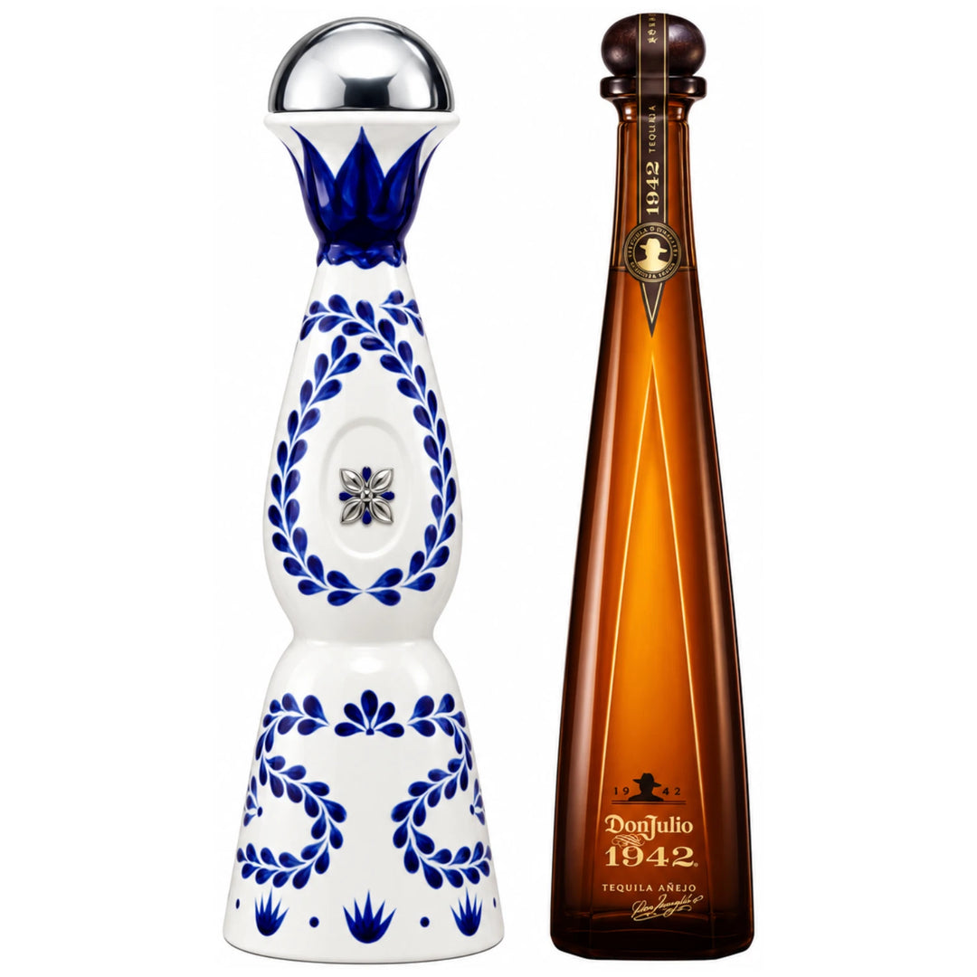 One Bottle of Clase Azul Tequila Reposado and one Bottle of Don Julio 1942 Tequila Anejo