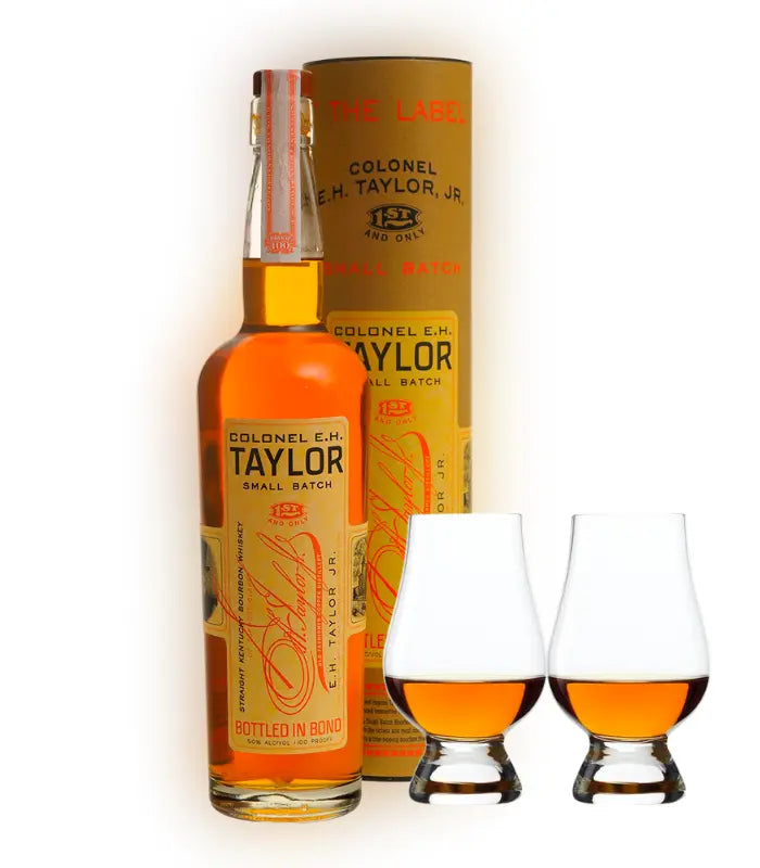 Colonel E.H. Taylor, Jr. Small Batch Bourbon & Glencairn Set Bundle