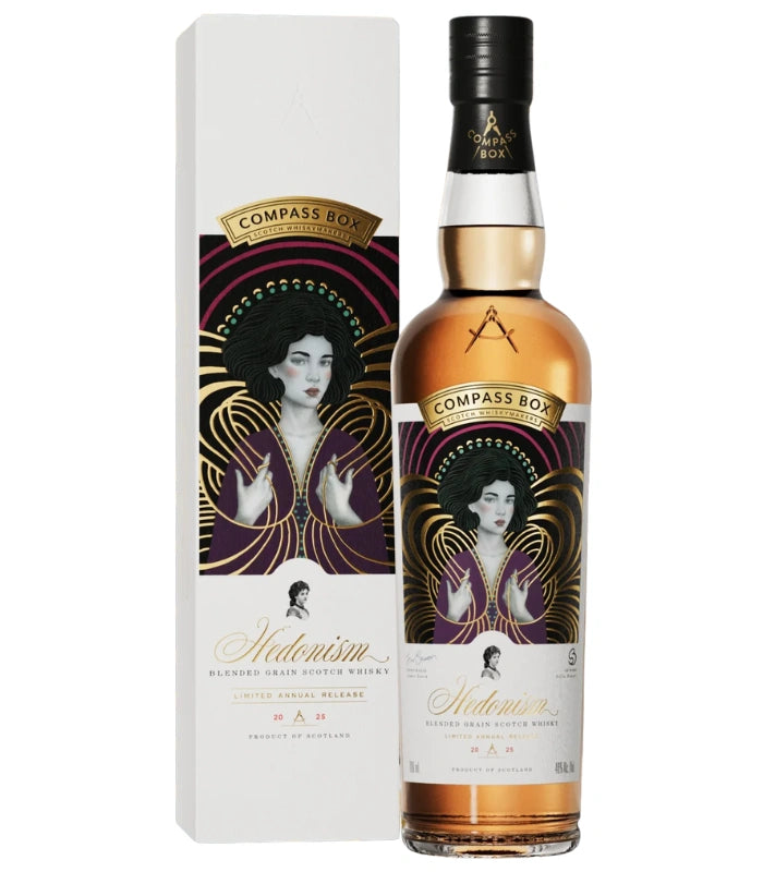Compass Box Hedonism Scotch Whisky 2025 Limited Release