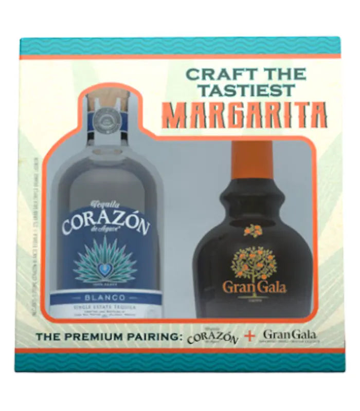 Corazon Blanco Tequila and Gran Gala Liqueur Gift Set