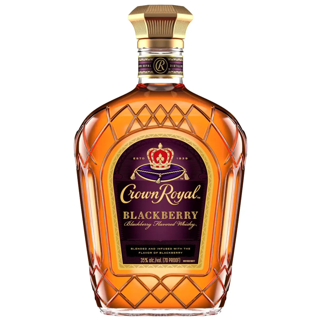 Bottle of Crown Royal Blackberry Whisky 750mL 