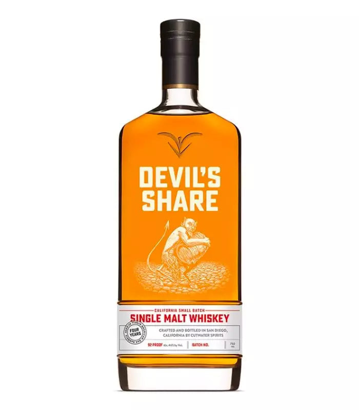Cutwater Devil's Share California Single Malt Whiskey 750mL