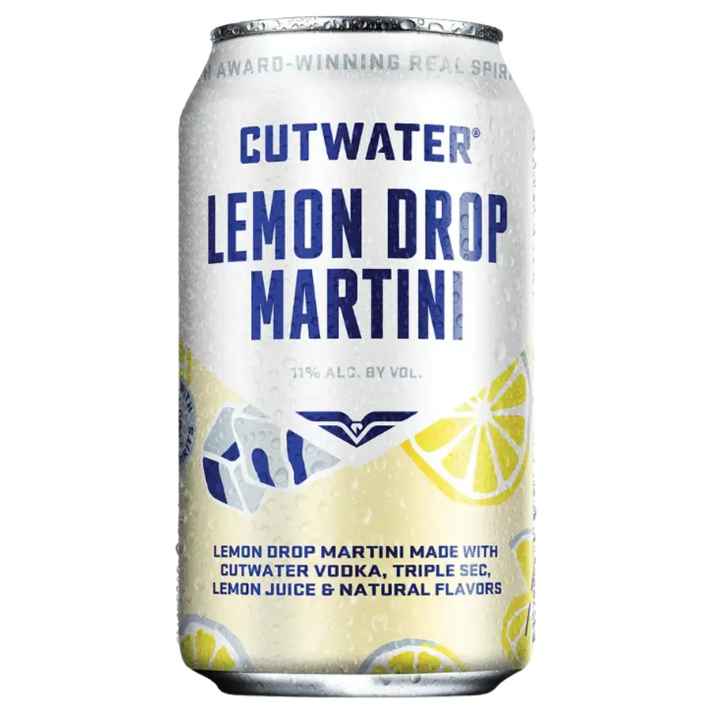 Can of Cutwater Lemon Drop Martini