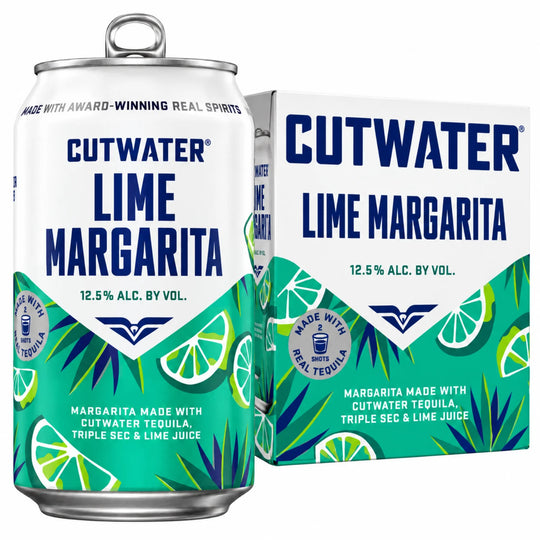 4 Pack and a Can of Cutwater Lime Margarita