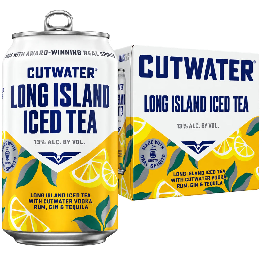 4 Pack and a Can of Cutwater Long Island Iced Tea