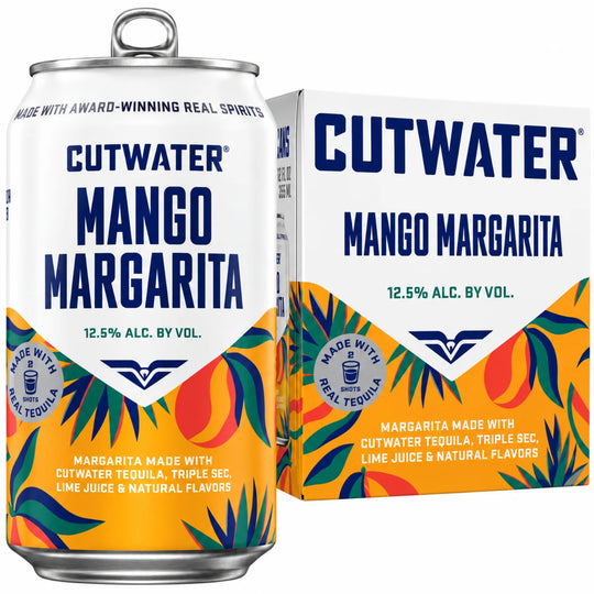4 Pack and a Can of Cutwater Mango Margarita