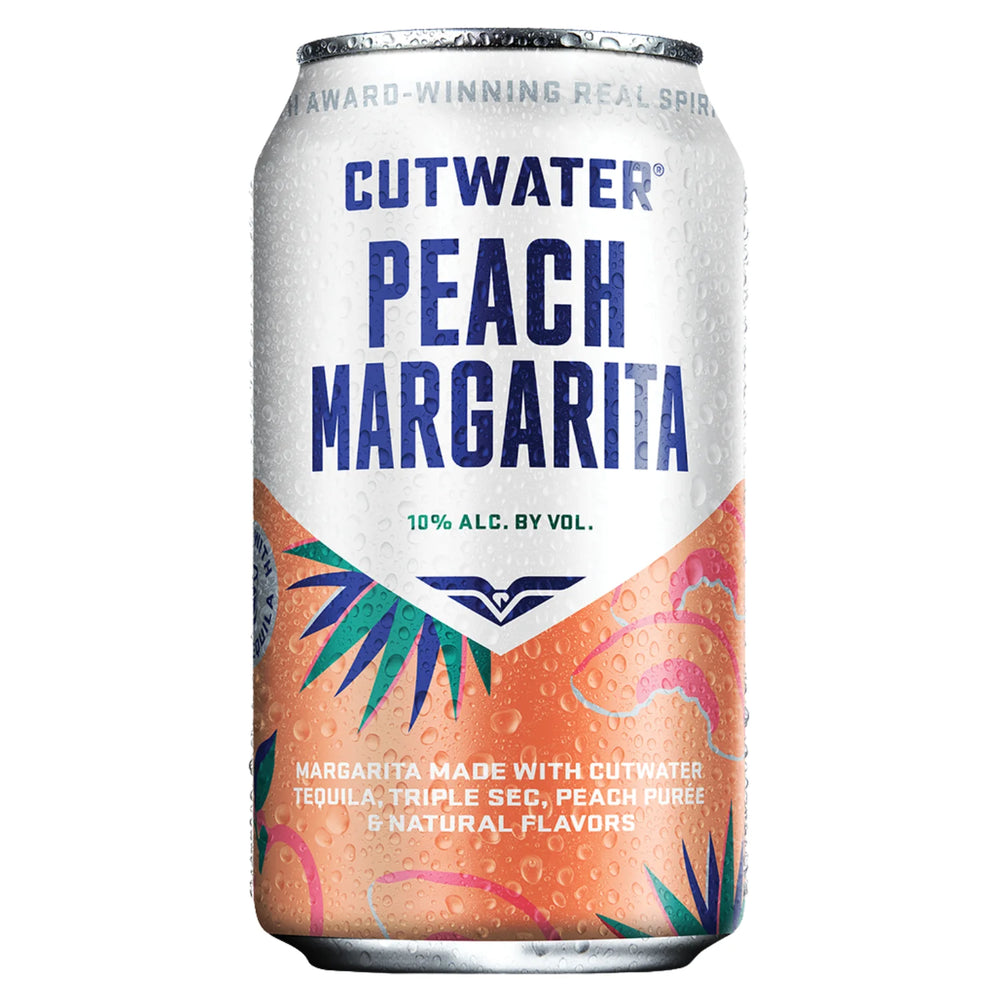 Can of Cutwater Peach Margarita 