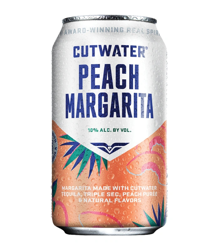 Buy Cutwater Peach Margarita 4 Pack Online - The Barrel Tap Online Liquor Delivered