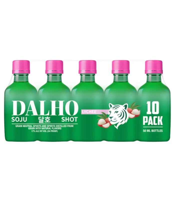 Dalho Soju Lychee 50mL 10-Pack