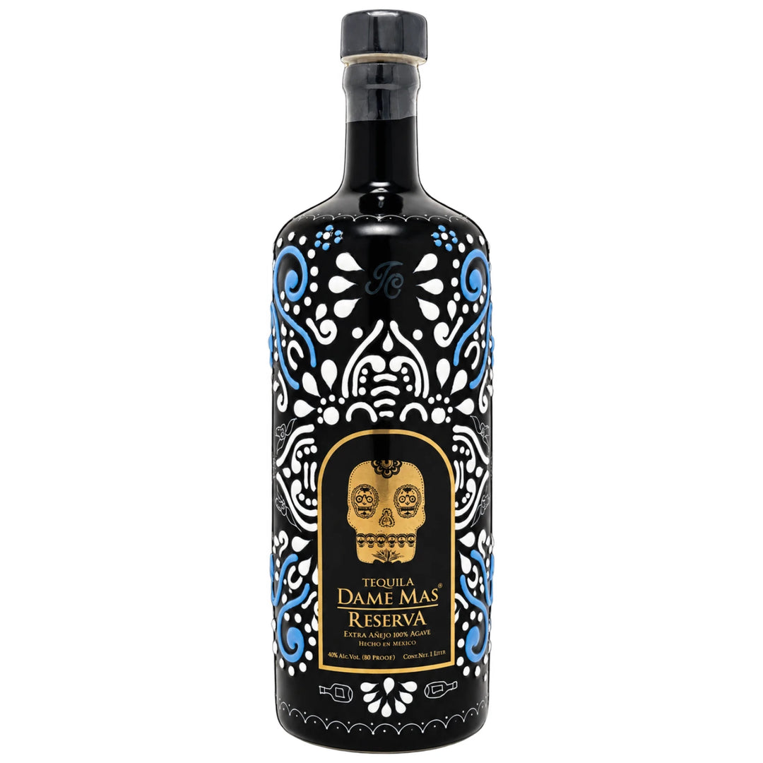 Bottle of Dame Mas Reserva Tequila Extra Anejo