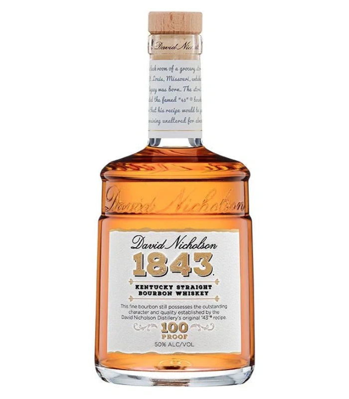 Buy David Nicholson 1843 Bourbon 750mL Online - The Barrel Tap Online Liquor Delivered