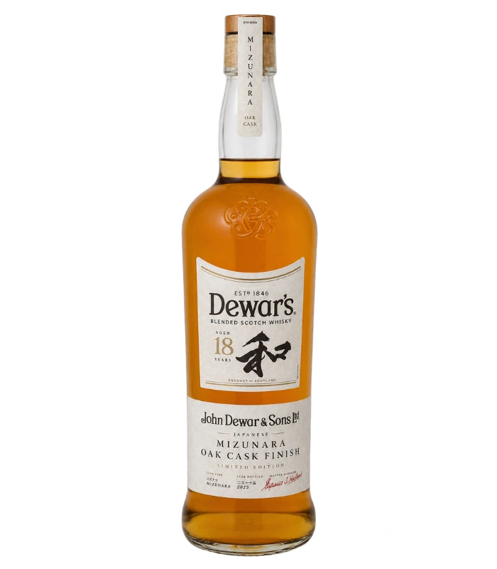 Dewar's 18 Year Old Mizunara Oak Finish Scotch Whisky 750mL