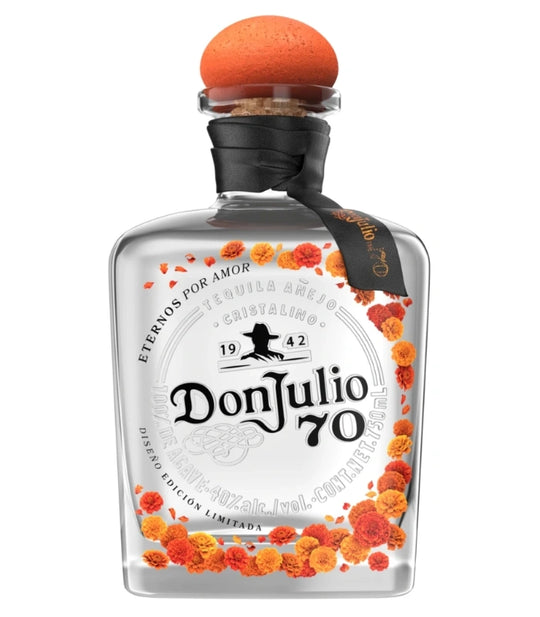 Don Julio 70 Tequila Cristalino Añejo Dia De Los Muertos 2026 Release