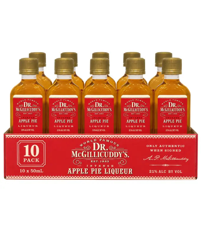 Dr. Mcgillicuddy's Apple Pie Liqueur Shooters (10 x 50mL)