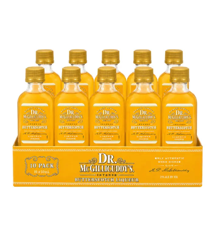 Dr. Mcgillicuddy's Butterscotch Liqueur Shooters (10 x 50mL)