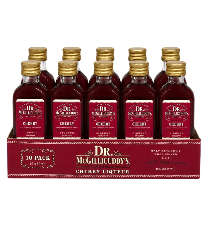 Dr. Mcgillicuddy's Cherry Liqueur Shooters (10 x 50mL)