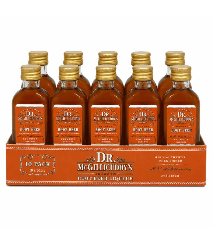Dr. Mcgillicuddy's Root Beer Liqueur Shooters (10 x 50mL)